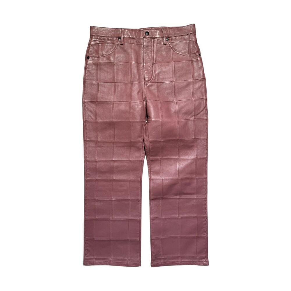$1,900 Lambskin Patchwork Pant - image 1